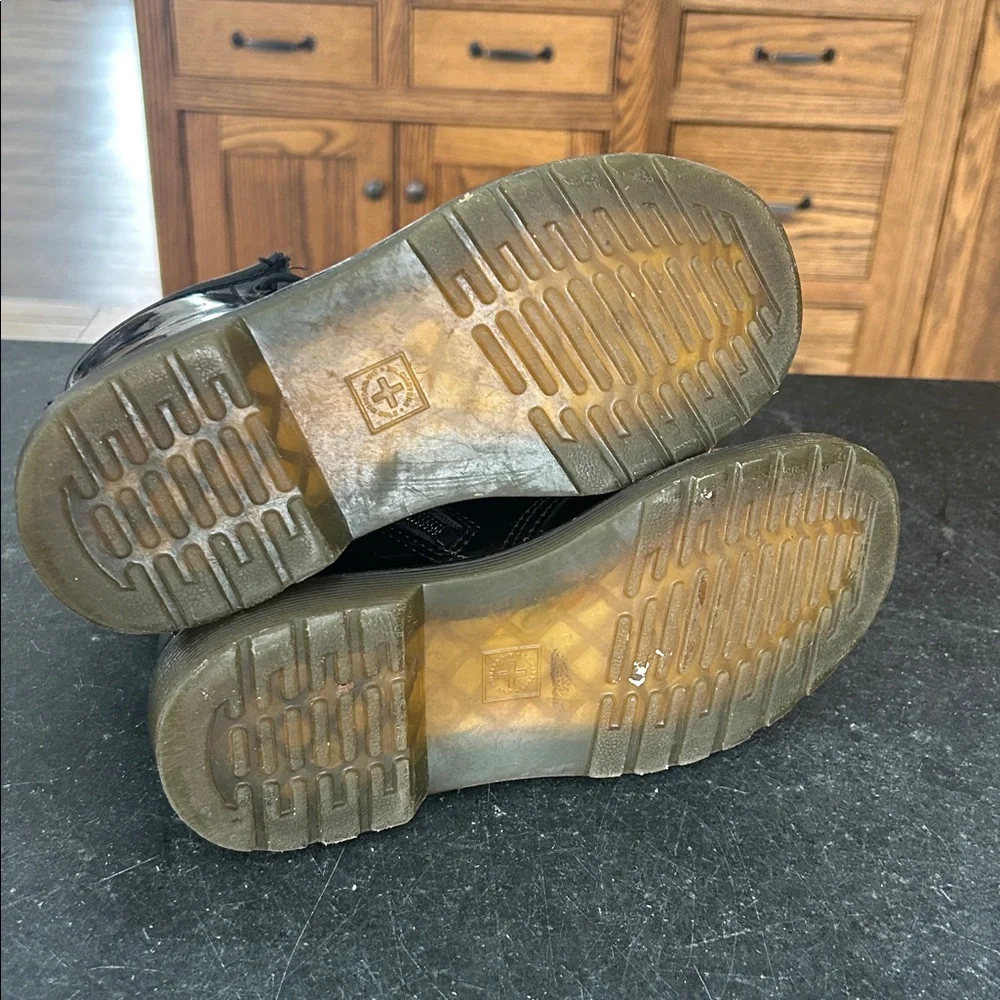 Dr Martens 1460‎ Patent Leather Boots Kids Size 3